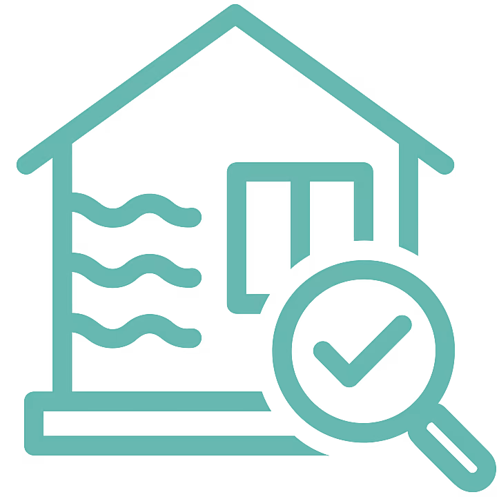 Gas and electrical safety icon